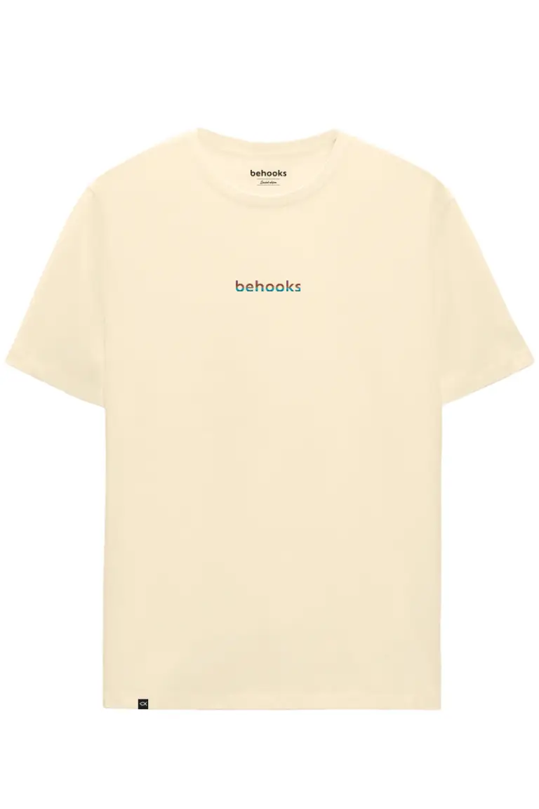 Camiseta dentex crema delantera