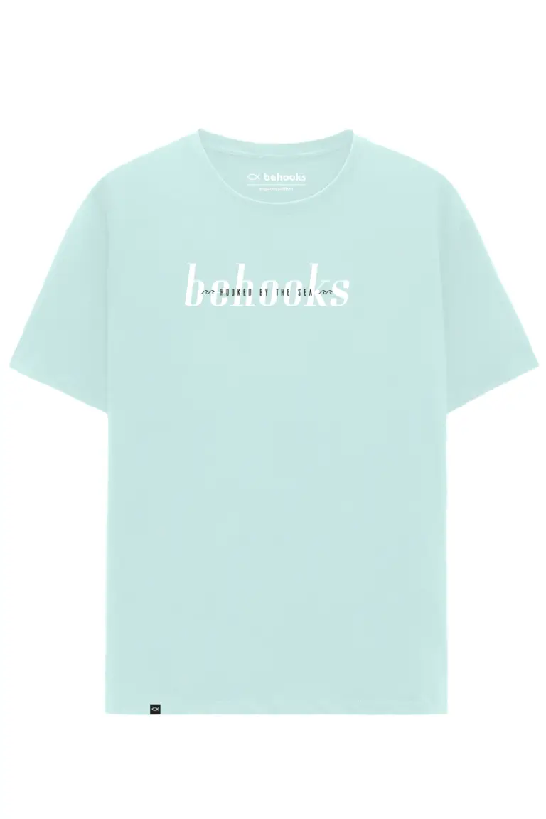 Camiseta Hooked turquesa