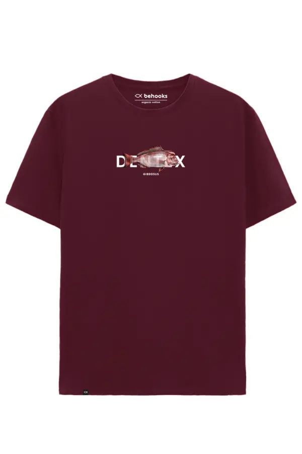 Camiseta Dentex Gibbosus burdeos