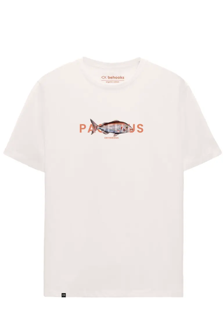 Camiseta Pagellus erythrinus leche de coco delantera