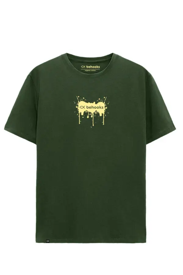 Camiseta sepia verde militar