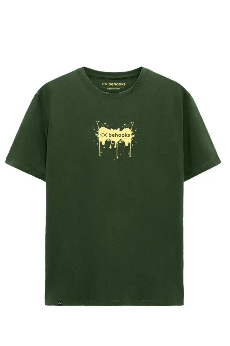Camiseta sepia verde militar
