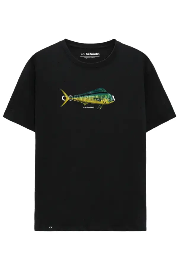 Camiseta Coryphaena Hippurus Realistic Negro