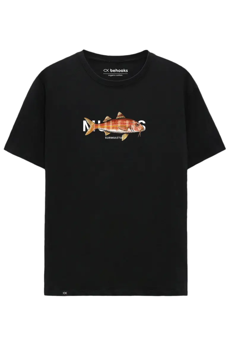 Camiseta Mullus Surmuletus Salmonete Realistic Nergo