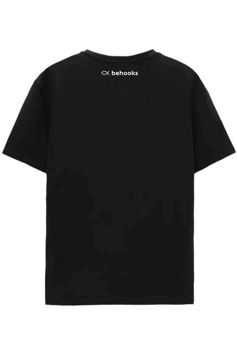 Camiseta Salmonete Negro Trasera